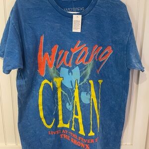 Wu-Tang Clan Blue Graphic T-Shirt NWT Large
